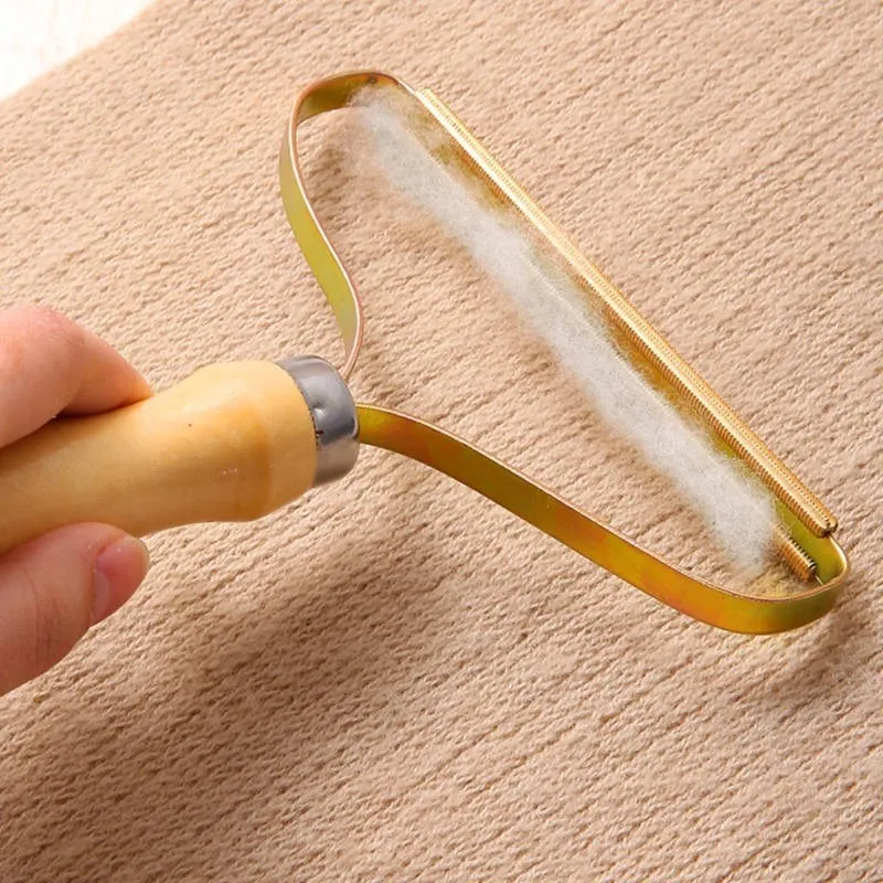 Portable Manual Hair Removal Agent Carpet Wool Coat Clothes Shaver Brush Tool Depilatory Ball Knitting Plush Double-Sided Razor