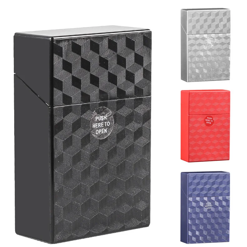 XY105CCP04 New Design Cigarette Case Household Grid Design 20pcs Capacity Cigarettes Tobacco Smoking Accessories