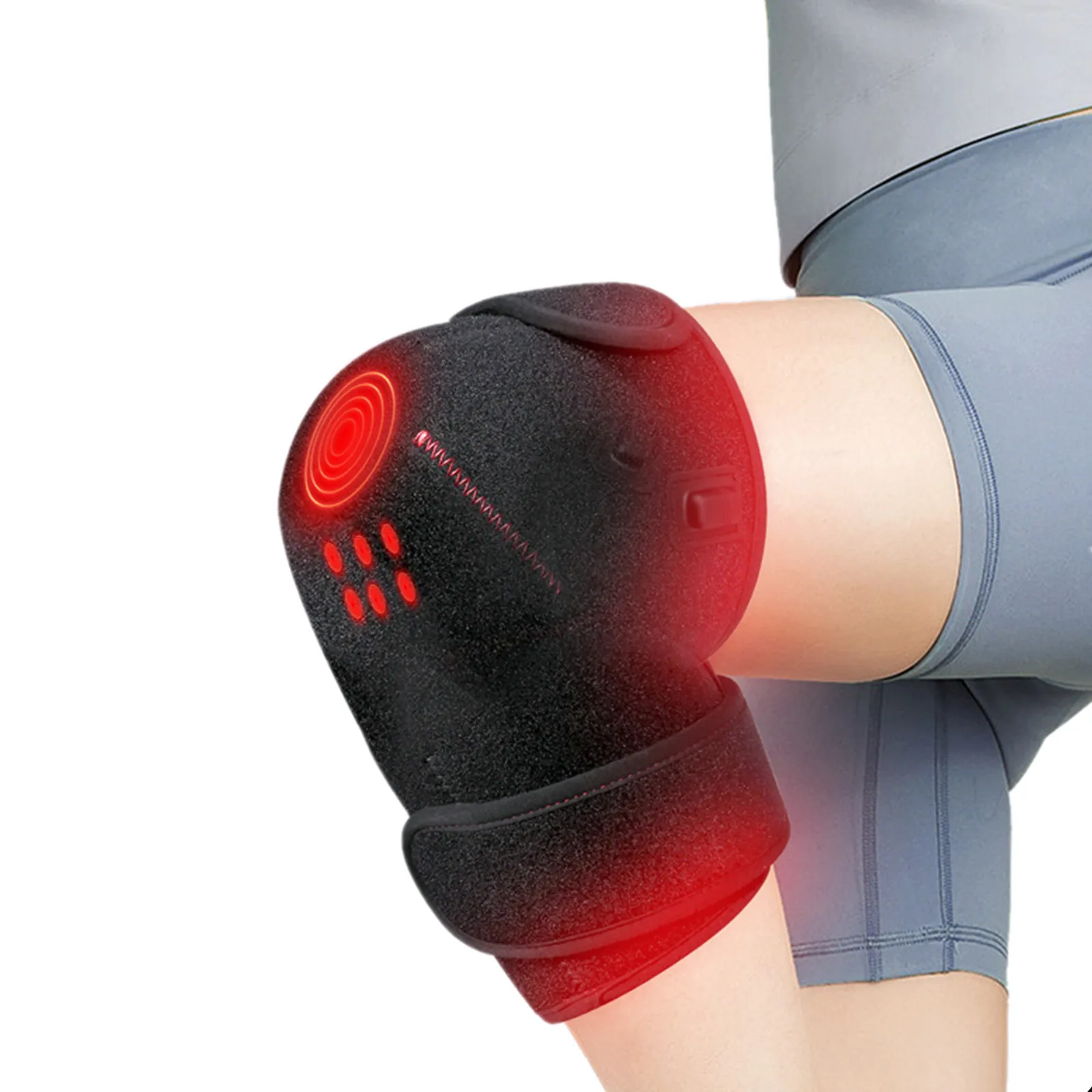 Meetu medical grade led home use 660nm 850nm red light therapy belt to relieve shoulder and knee pain