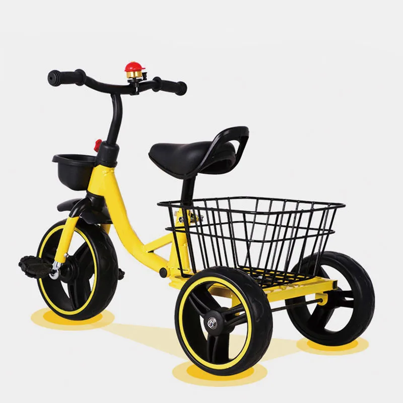 2022 china factory lightweight steel baby tricycle bike/wholesale air tire toddler 3 wheel car ride on toy