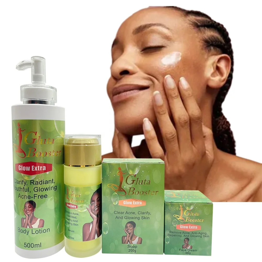 Strong Glowing Nourishing Moisturizing Anti Tache Acne-Reducing Dark Spots Cleaner Body Set Antioxidants Restoring