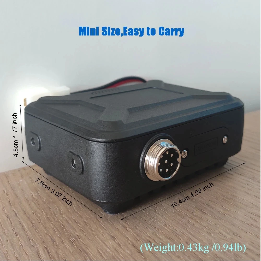 Anysecu WP-9900 Mini Mobile Radio 25W 200 Channels Dual Band WP9900 Transceiver VHF 136-174MHz UHF 400-480MHz Car Radio