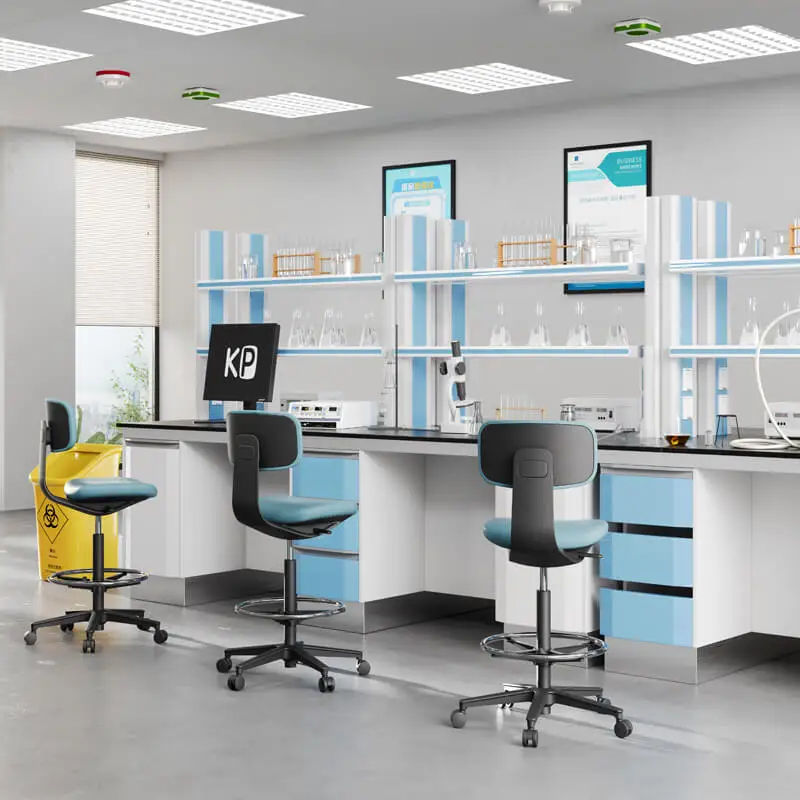 ESD chair Swivel esd chair cushion lab Lab For Counter Drafting School Laboratory Height Adjustable Chair