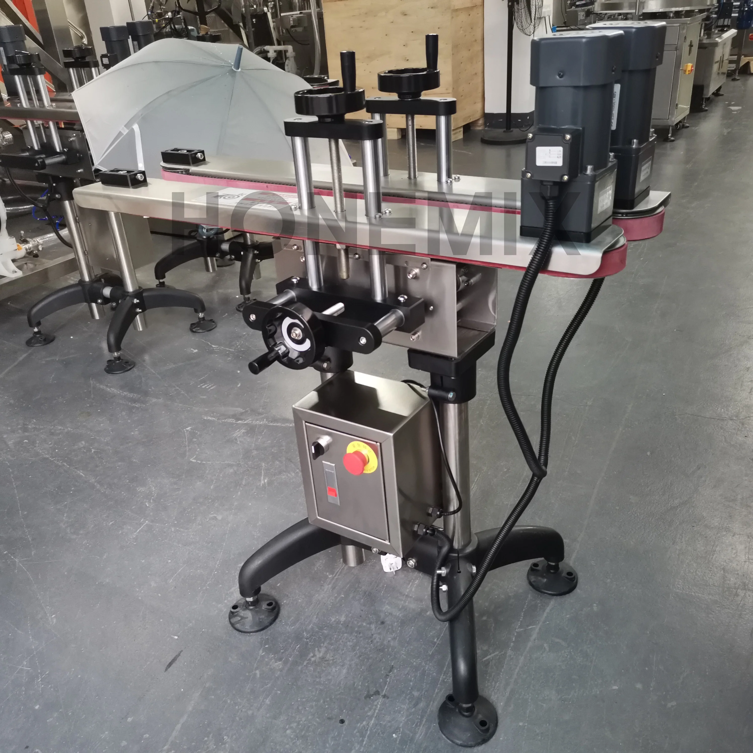 Hone Adjustable Bottle Transfer Split Conveyor Belt Machine