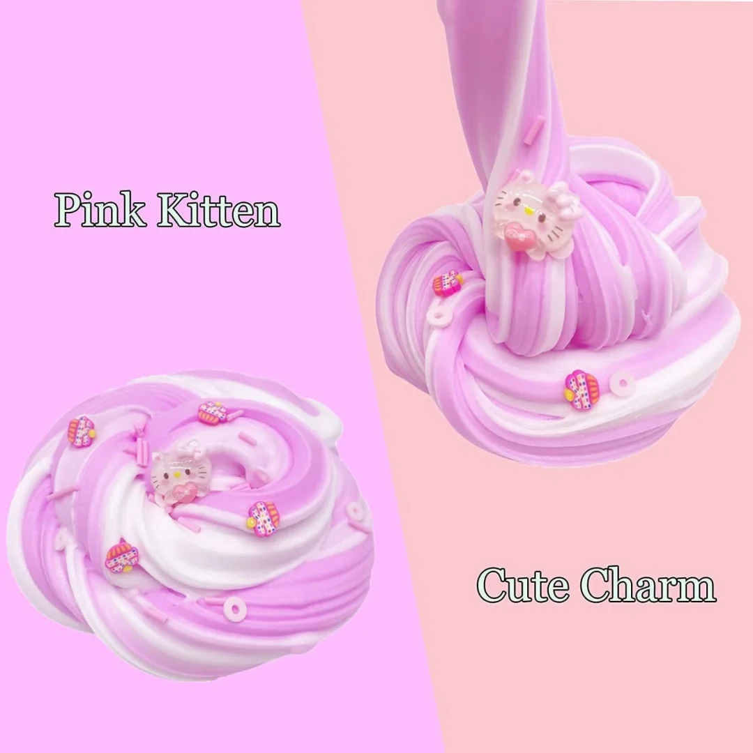 Custom DIY slime making kit educational toy diy -includes crystal clear slime foam balls