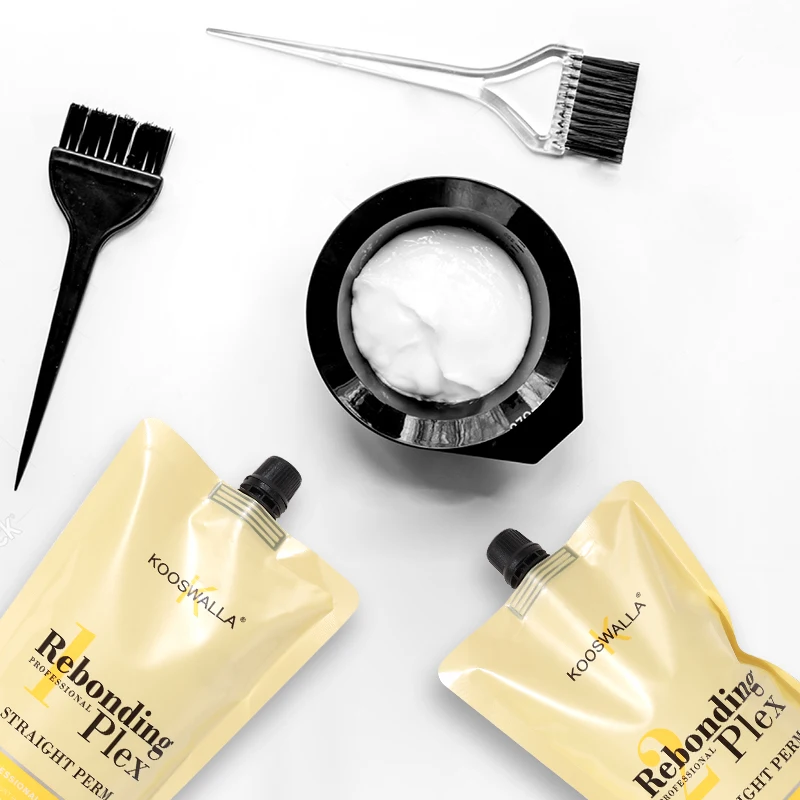 Custom Wholesale Organic Straight Hair Perm Free Of Frizz Magic Straight Effect