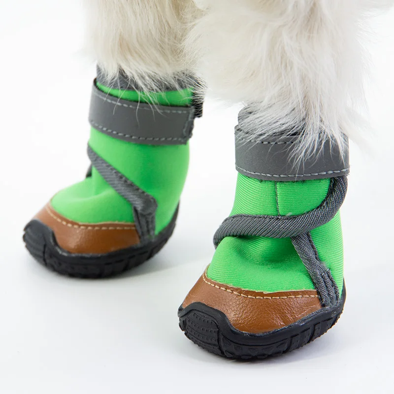 Dog Waterproof Shoes for Large Dogs with Reflective Rugged Anti-Slip Sole converse Dog Waterproof Shoes
