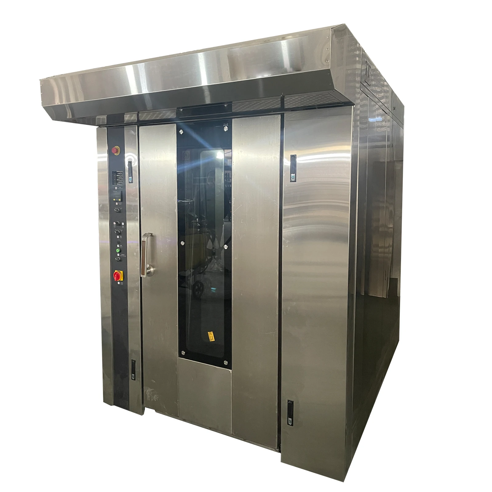 Rotary gas oven for bakery Automatic temperature control rotary 32 tray With hot air circulation