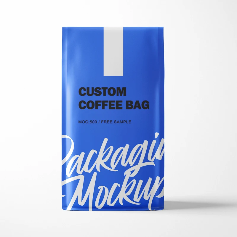 Bolsas de cafe personalizadas al por mayor bolsas triangulares de granos de cafe Bolsa de embalaje termosellado con valvula