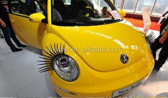 Auto 3D Eyelash logo Sticker Automotive Eye Lashes Car 3D Eyelashes Sticker