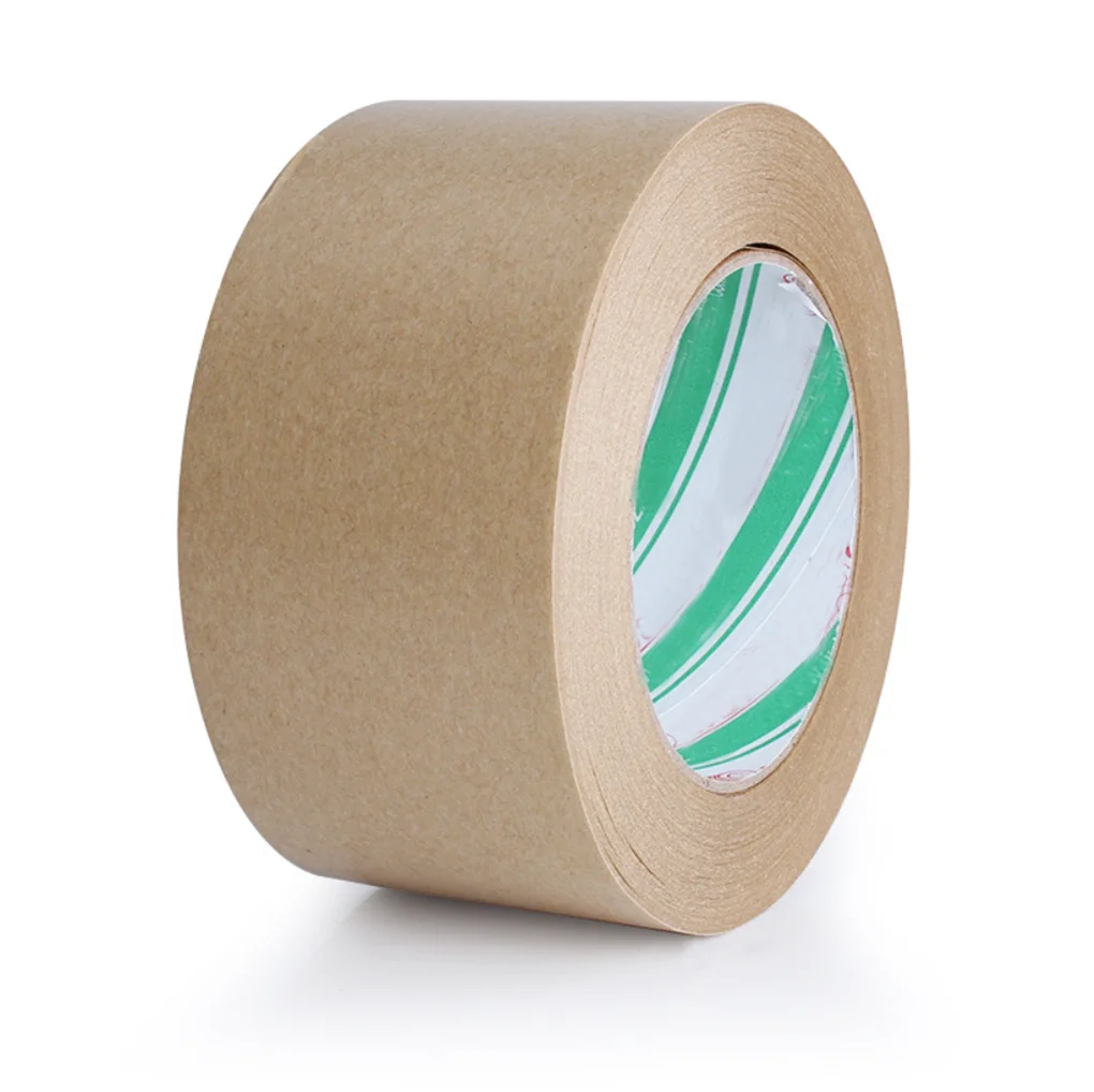 Thicker ECO Friendly Kraft Paper Tape with Strong Self Adhesive Carton Packing tape