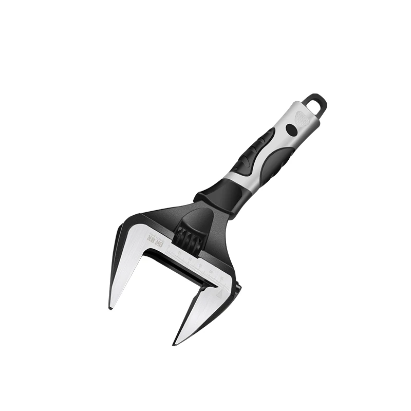 6in Wide Adjustable Wrench Chromium Vanadium Steel Universal Durable Spanner Household Hardware Repair tool