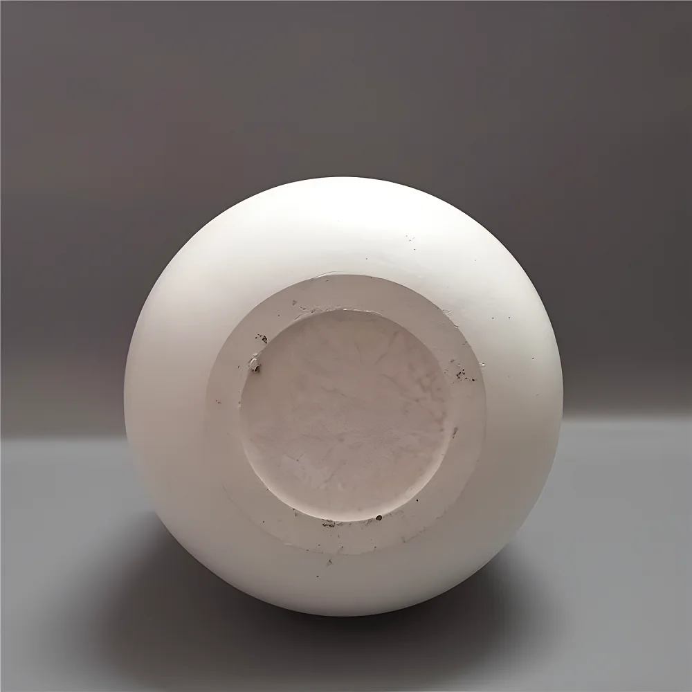 Wholesale lightweight durable round bowl shape indoor flower pot office tabletop vase ornaments windowsill flower pot