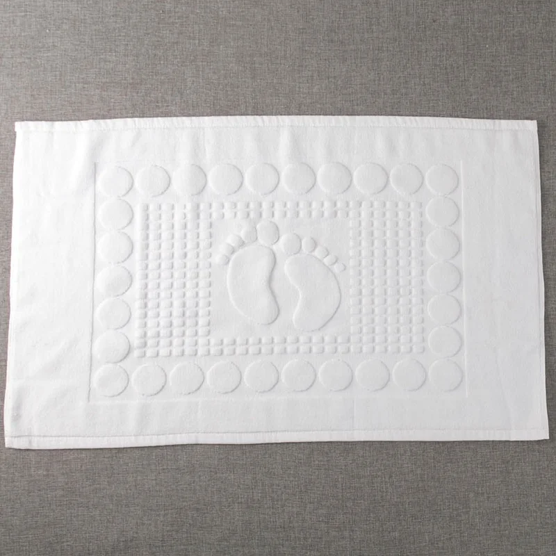 100% cotton 1000gsm 21s/2 thick bath mat hotel floor towel