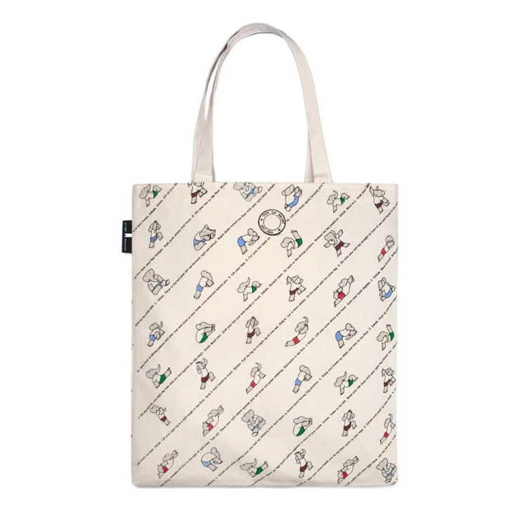 OEM factory supply shopping bag manufacturer large eco  souvenir tote bag canvas