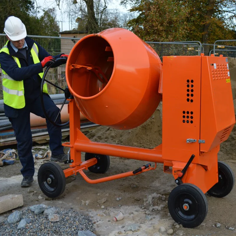 Construction Equipment small diesel cement mixer 350L mini manual concrete mixer price