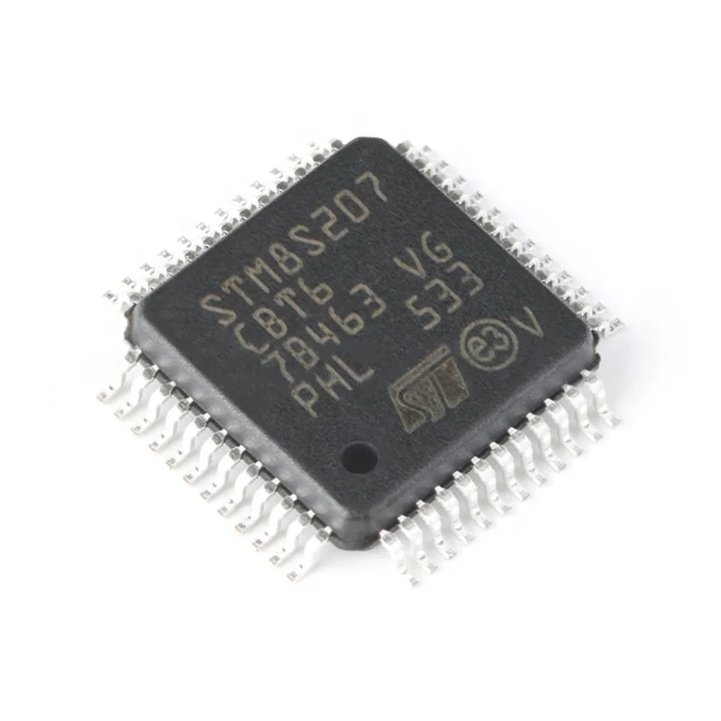 STM8S207CBT6 Microcontrollers IC MCU 8BIT 128KB FLASH 48LQFP Electronic componant Integrated circuits STM8S207CBT6