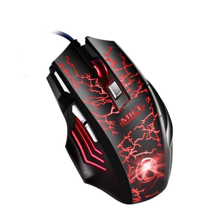 New Arrival 3200DPI Gaming Mouse With LED Light Wired Mouse for Computer