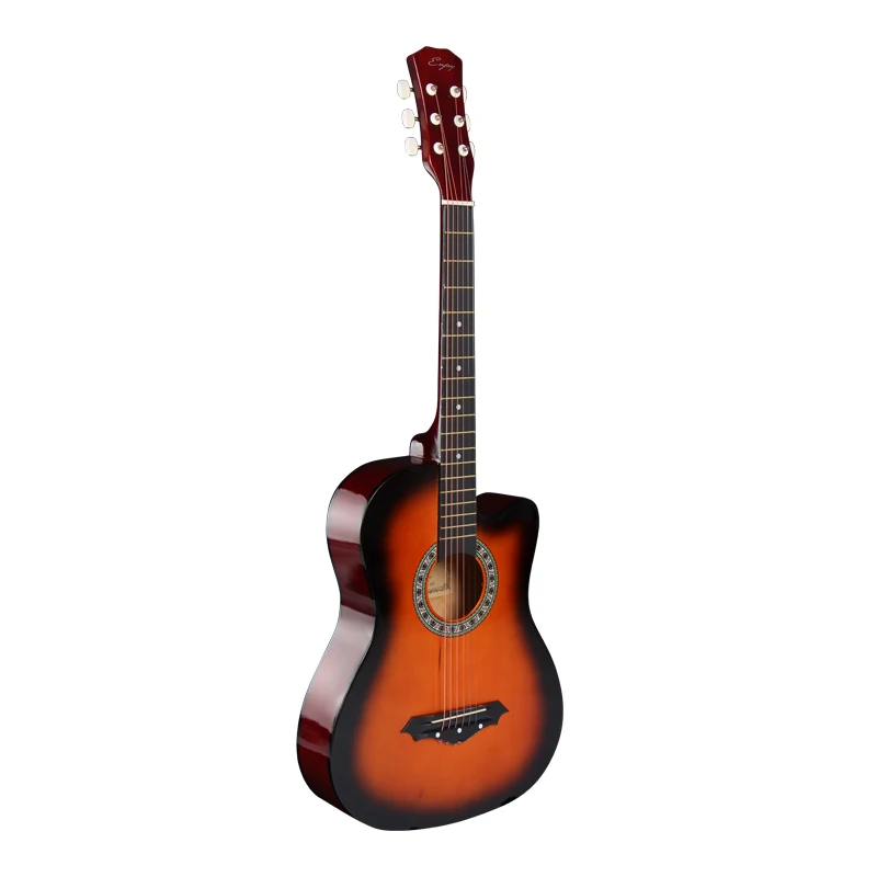 hot sale  colorful cheap guitar acoustic guitar 38inch