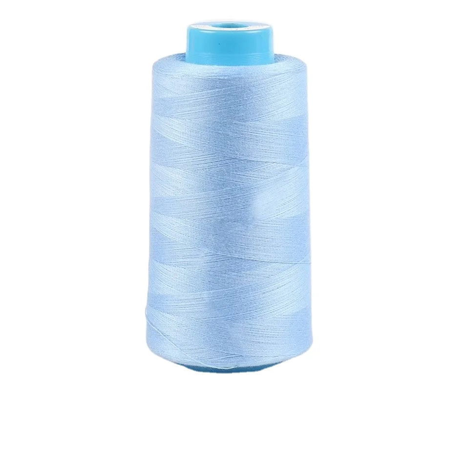 factory 100% polyester colored sewing thread for knitting machine
