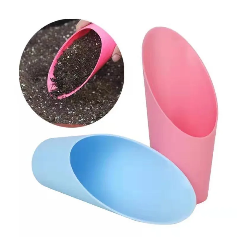 1Pc New Soil Plastic Spade Shovel Cup Succulent DIY Bonsai Plant Helper Garden Tool