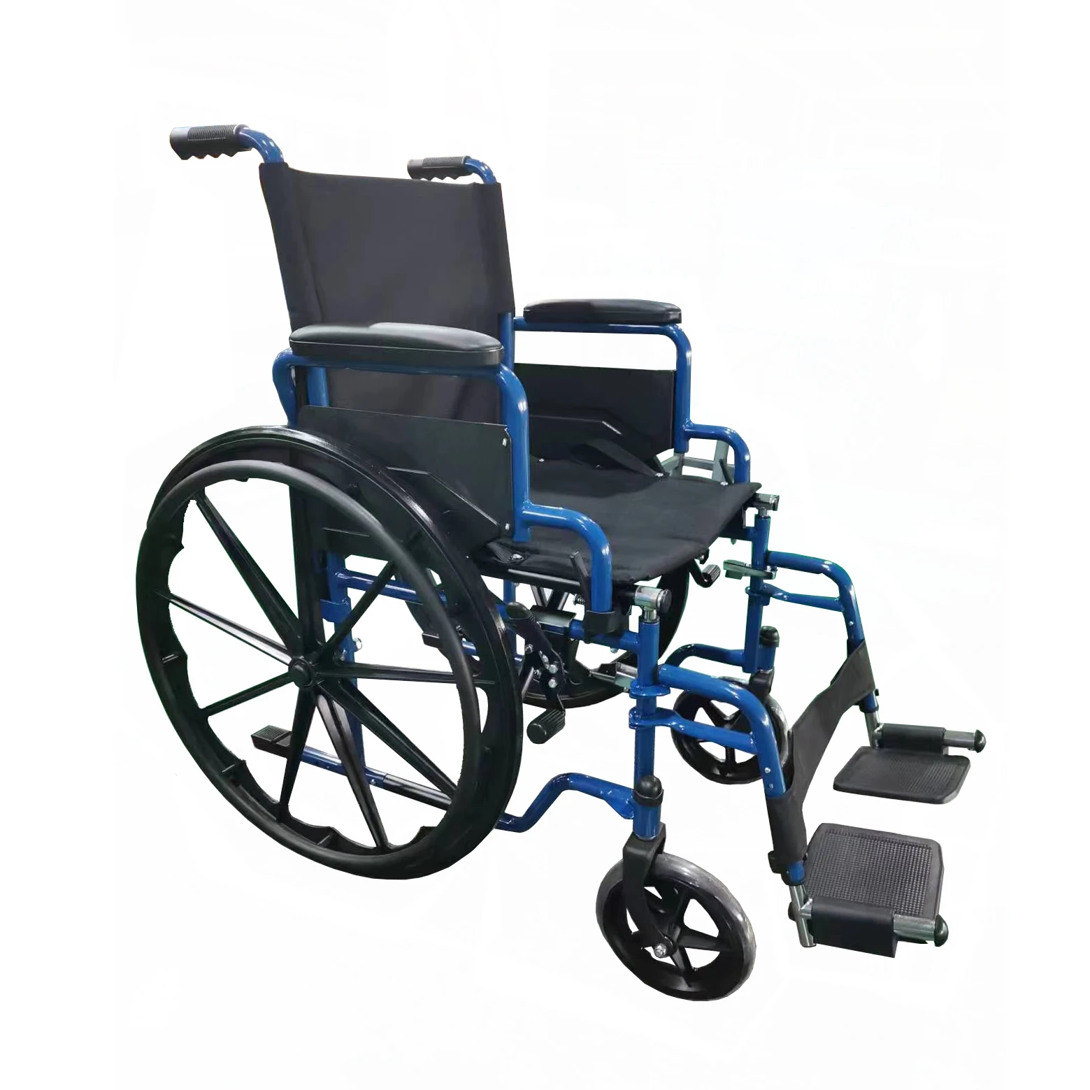 Excellent WC-J2019 Medical Aluminum Alloy Wheelchair Manual Lightweight Wheelchair