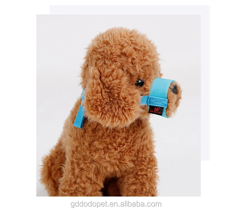 wholesale high quality hot sale small dog muzzle  anti biting barking and chewing  fabric  muzzle fod dogs
