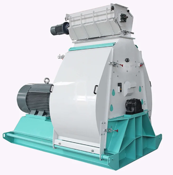 Hot sale Maize Soybean Fine Grinding Industrial Hammer Mill for crushing pellet raw material