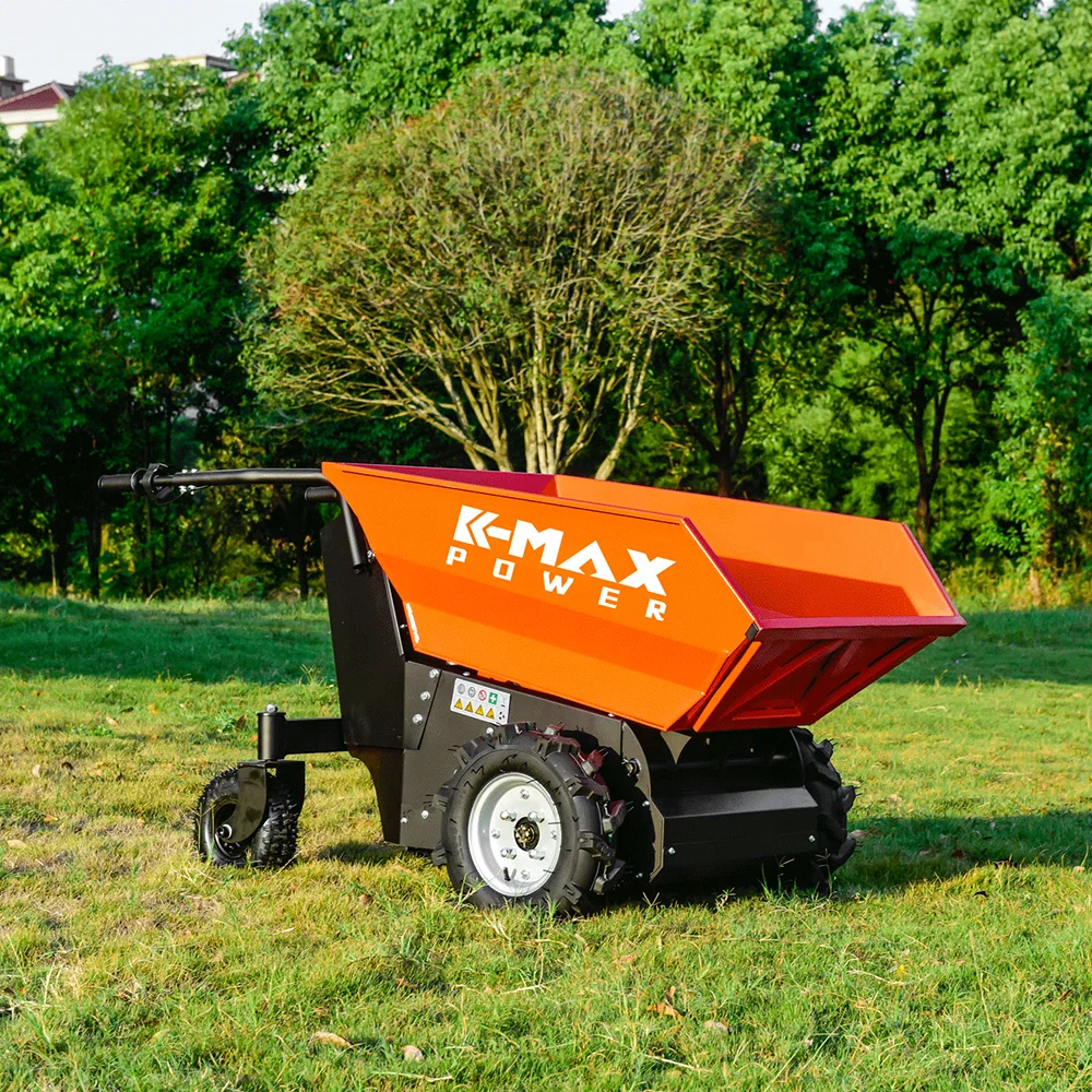 Electric Self Loading Battery Power Wheel Barrow Crawler Mini Dumper 500kg