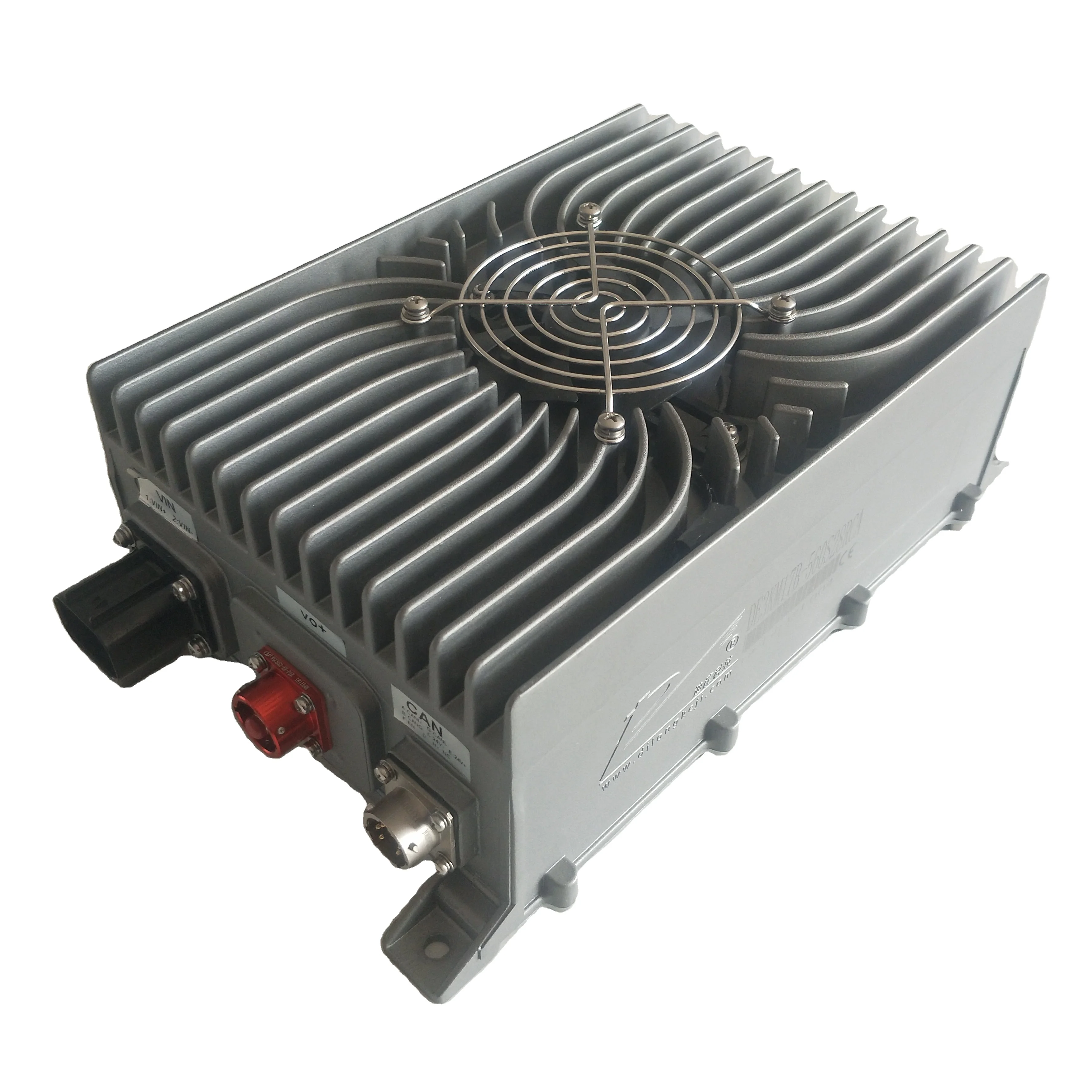 EV с воздушным охлаждением широкий диапазон входного напряжения 200V до 750V электрический автомобиль 3000W 28V выход DC-DC конвертер