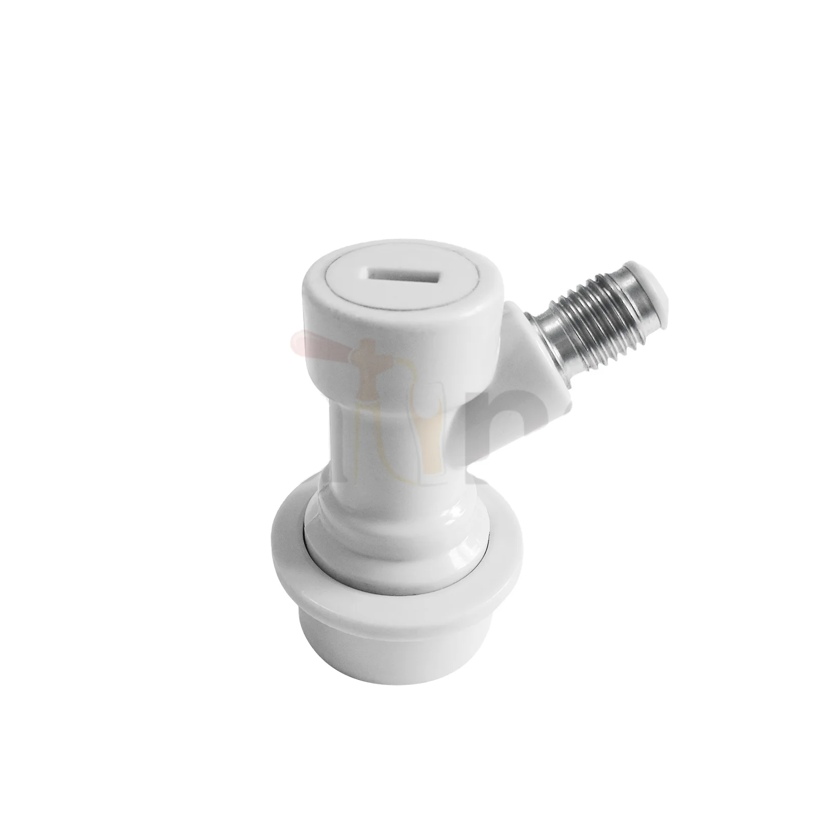 Professional 1/4MFL Liquid/Gas Homebrew Keg Cornelius Keg Tap White Ball Lock Disconnect For Brewing
