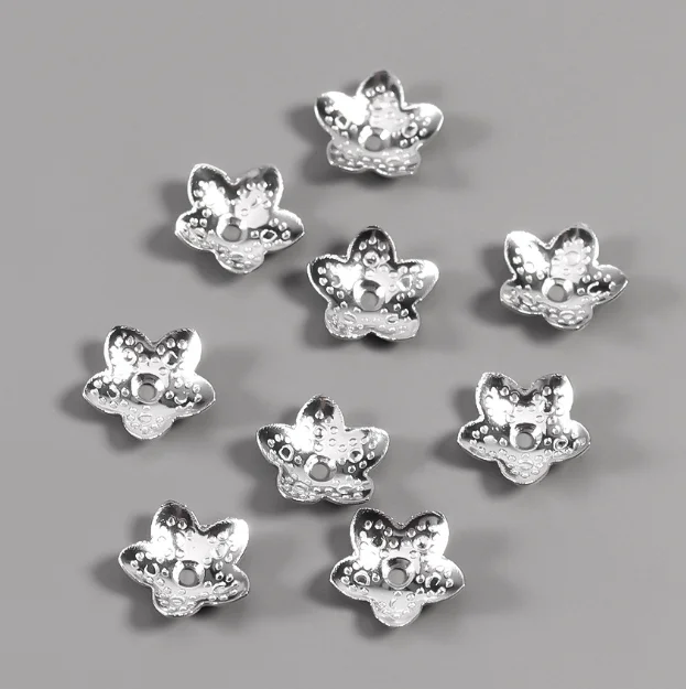 Jewelry Accessories Stainless Steel Flower Loose Spacer Bead for DIY Jewelry Making Findings