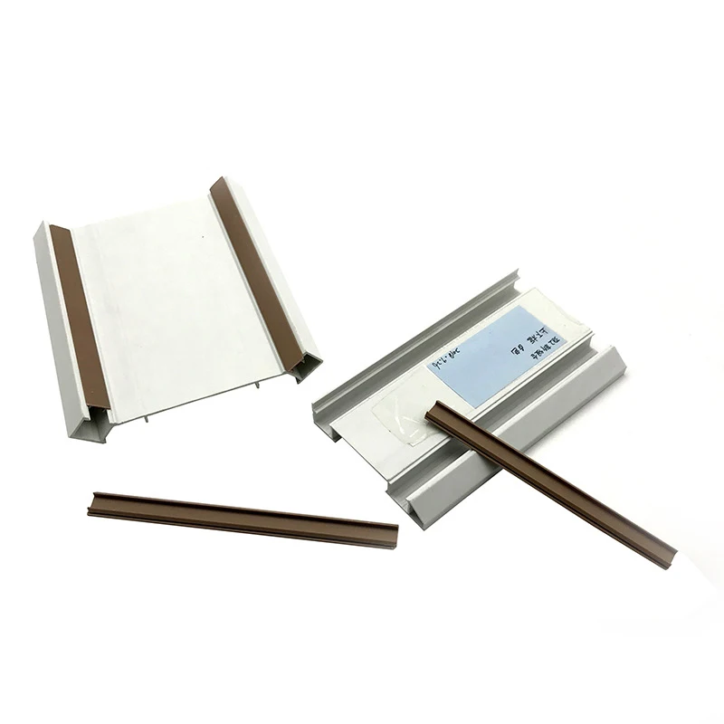 FULGOR Plastic PVC Corner Line Irregular Profile Mould for Container Wall Edge Decoration