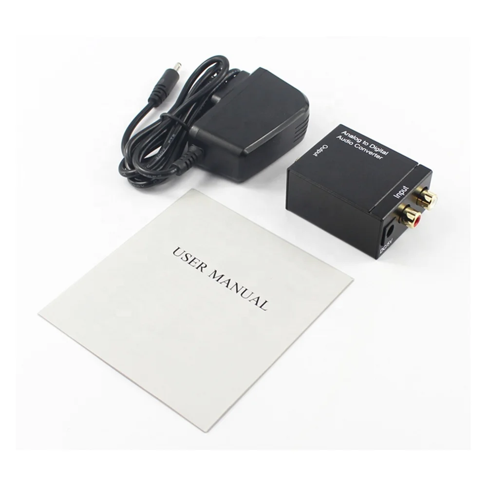 Analog Audio LR to SPDIF Digital Fiber Coaxial Analog Audio L/R to Digital Audio Converter Analog To Digital Audio Converter