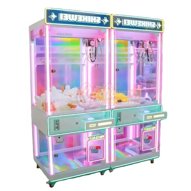 Coin Operated Crane Toy Vending Machine Plush Toy Crane Claw Game Machine Arcade Gift Claw Machine