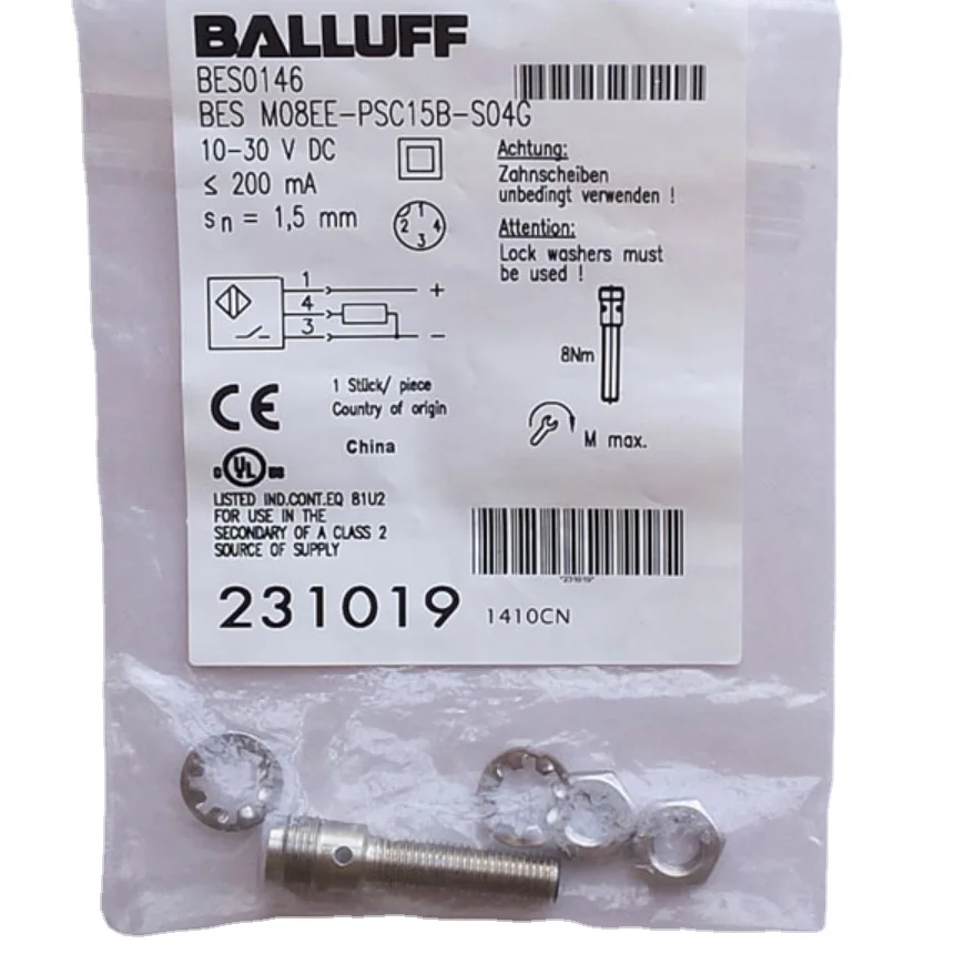 BALLUFF Proximity switch sensor BES 516-3005-G-E4-C-PU-01