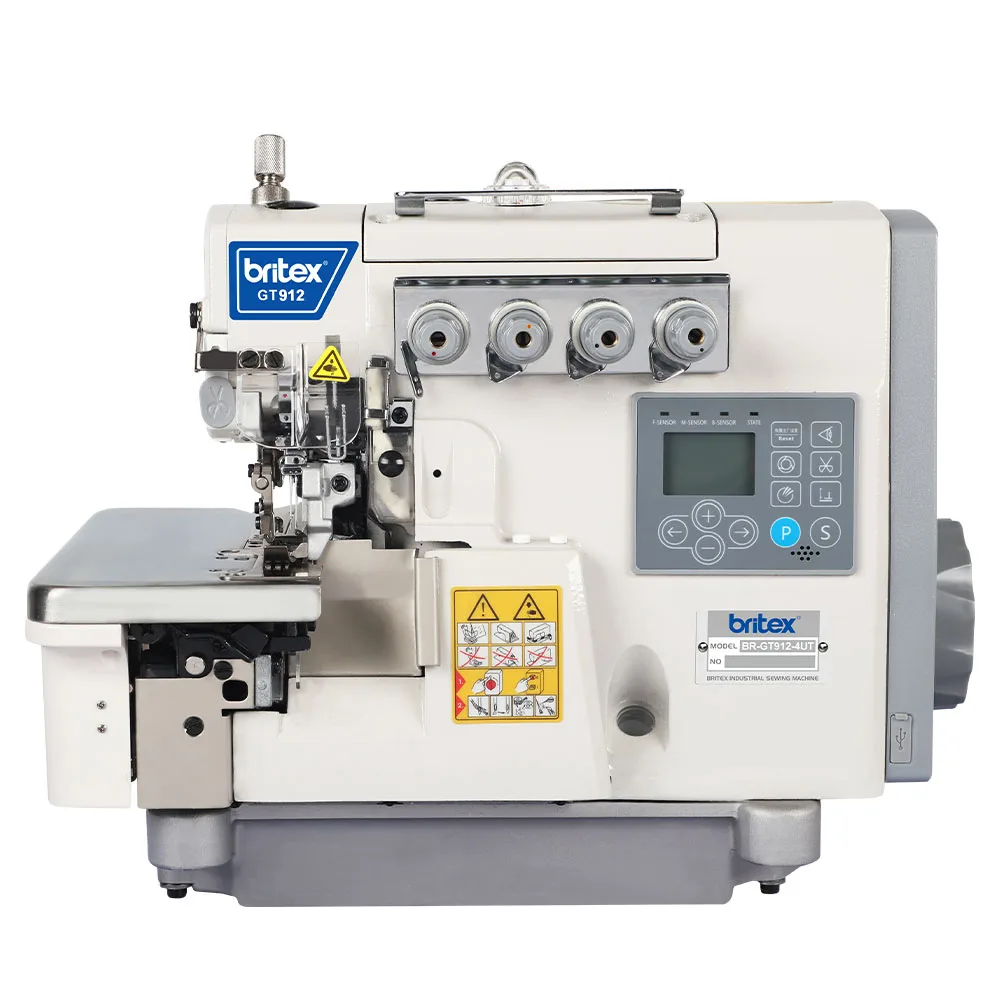 Высокое качество Britex BR-GT900-UT автоматический оверлок швейная машина промышленный