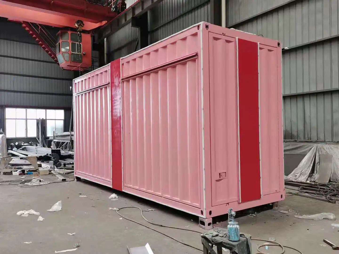Special specification display cabinet of 20 ft prefabricated container house