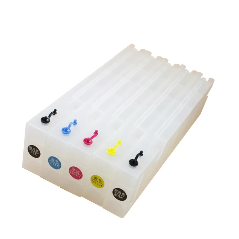 700ML 350ML Empty Refillable Ink Cartridge With Chip for Epson SureColor T3000 T5000 T7000 T3200 T5200 T7200 T3070 T5070 T7070