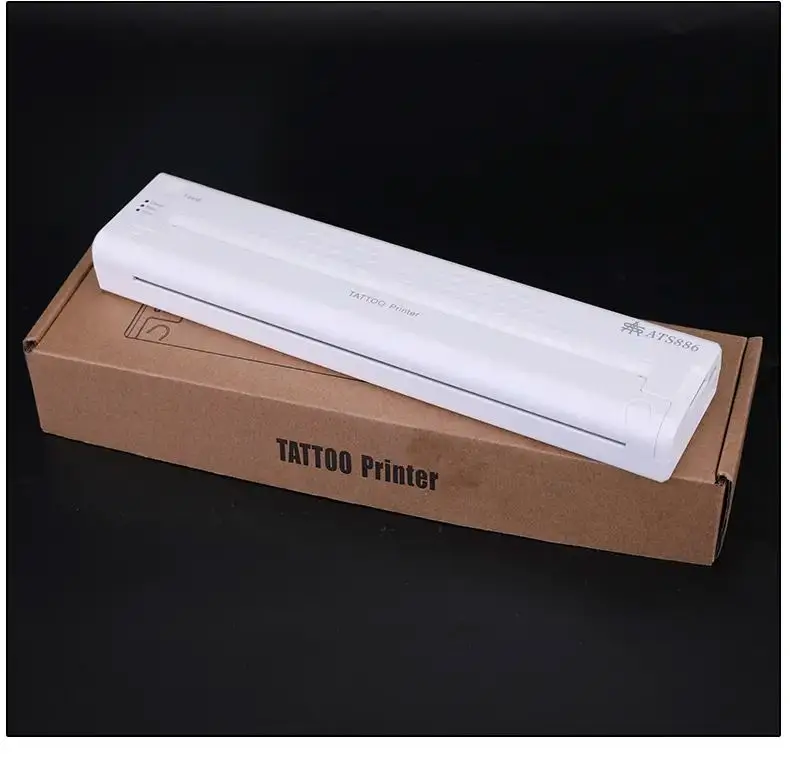 Portable Bluetooth Tattoo Copier Machine A4 Mini Quick Thermal Skin Prinker Transfer Temporary Stencil Tattoo Printer