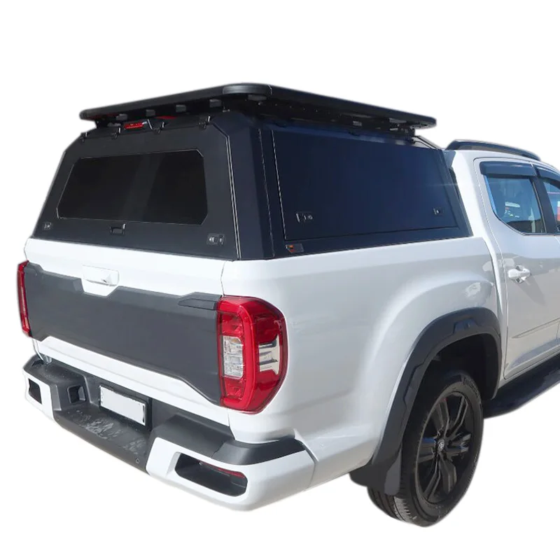 Newest Off-road Hard Type Aluminum Alloy Topper Camper Pickup Tonneau Cover 4x4 Pickup Truck Canopy For FORD F150 RANGER