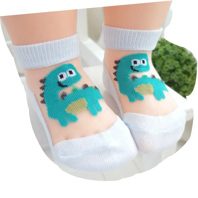 Summer Baby Breathable Thin Popular 5 Pcs/Set Cute Cartoon Kids Newborn Socks