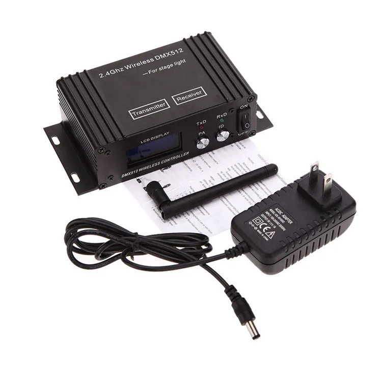 New product hot sell 2.4 G wireless DMX512 receiver and transmitter