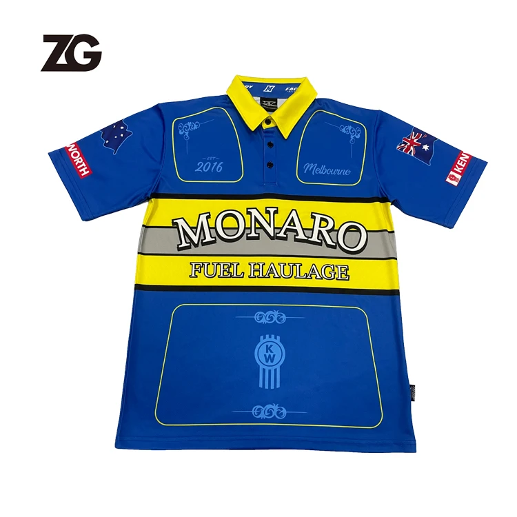 Manufacturer Custom Adult Youth Polo  Racing Shirt Men Women Pit Crew Shirts Motorcycle & Auto Racing Wear