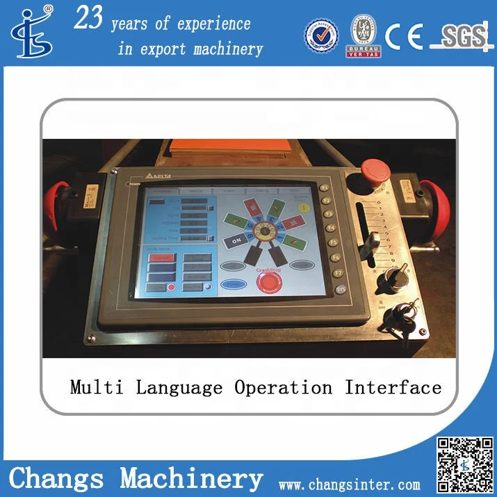 YH hot sales 8 color station direct printing t shirt clothes full sets heavy duty manual screen press four offset machine