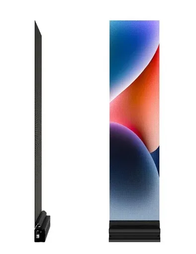 Yake Led P6 P8 P10 indoor Flexible Adhesive LED Transparent Film Screen On Glass Video Wall Clear Super Thin LED Film Display