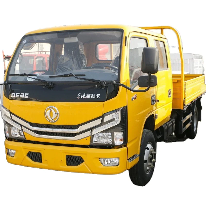 Used Dongfeng 4x2 Light Cargo Truck 5Ton Single Car Small Mini Transport L/RHD for Sale