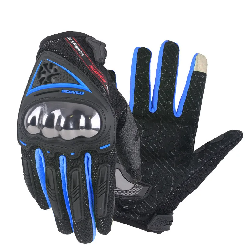 Comprehensive Sports Protection Durable Fabric Full Finger OEM Riding Motorcycle Bike Gloves