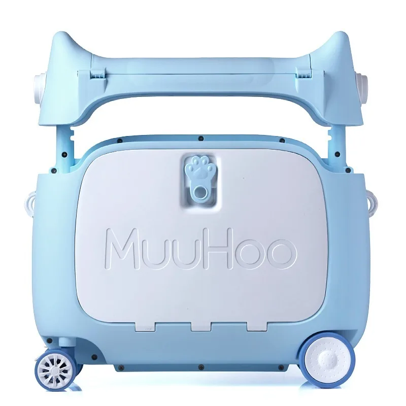 MUUHOO Cute mini Trip suitcase for children for School Travel Cute Strap Kids Bed Box Customized