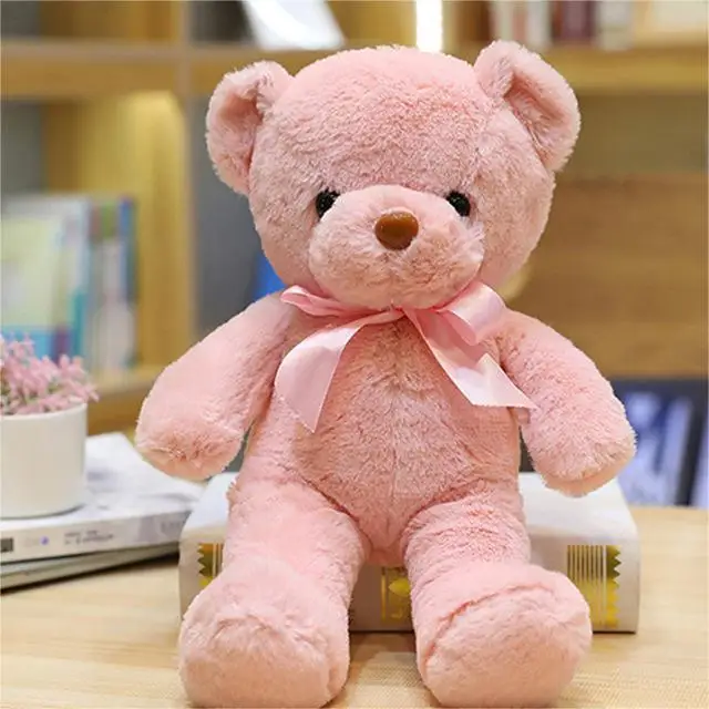 Teddy Bear Wholesale Custom Logo Brand Clothes Wholesale Brown Teddy Plush Bear Toy For Kid Gifts